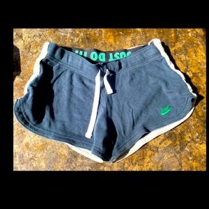 Nike Just Do It Athletic Shorts Womens S Gym Racer Running Walking bottoms